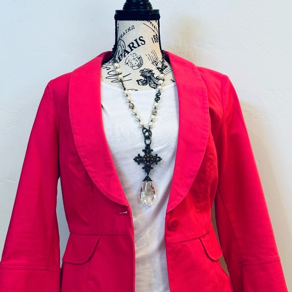 Cabi Power Pink Blazer size 8 - Picture 3 of 8